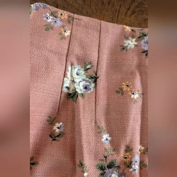 Loft Size 0 Floral Pencil Skirt - Picture 6 of 8